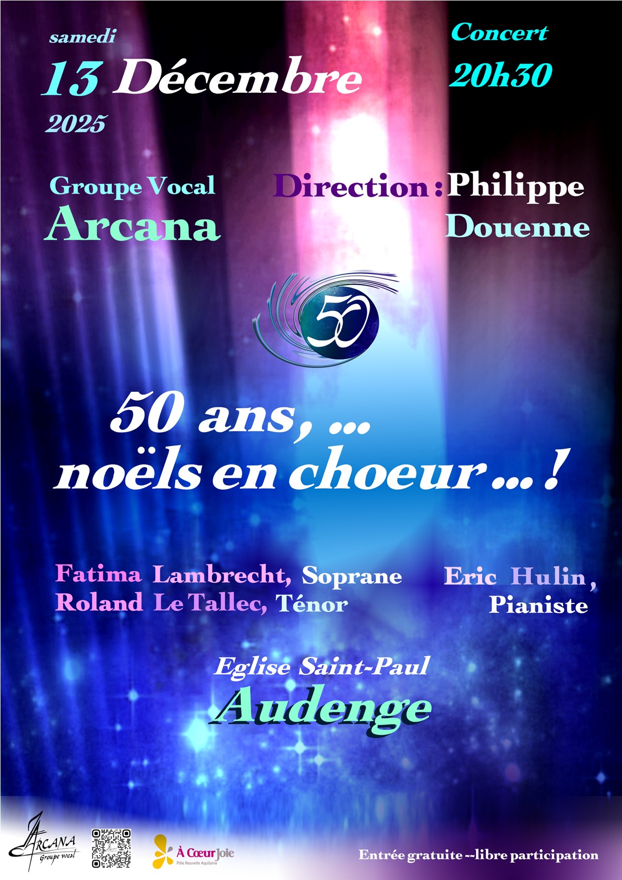 Concert du 13 décembre 2025